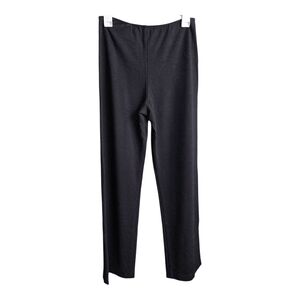 Black Straight Leg Pants Classic Silhouette
